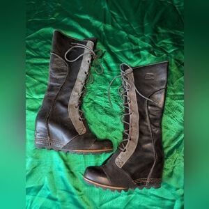Women's sorel wedge boots